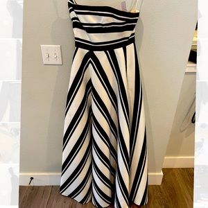 Halston Striped Gown